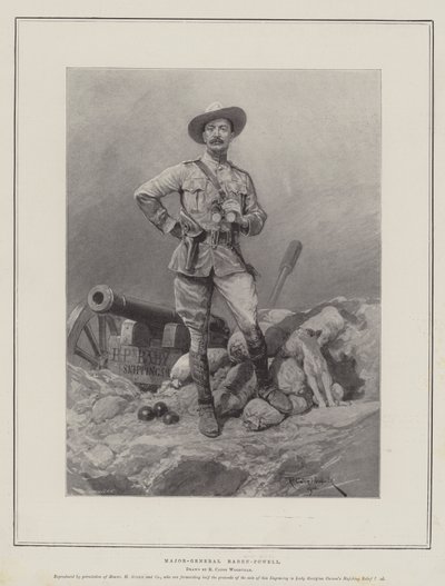 Major-Général Baden-Powell - Richard Caton Woodville junior